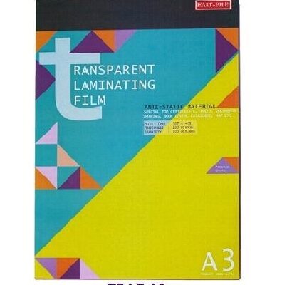 EAST FILE LAMINATING FILM A3 100MIC 100’S